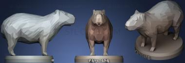 3D model Poly Capybara (STL)